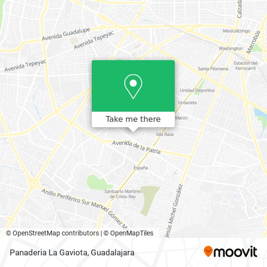 Panaderia La Gaviota map