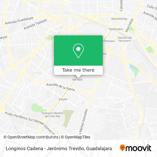 Mapa de Longinos Cadena - Jerónimo Treviño