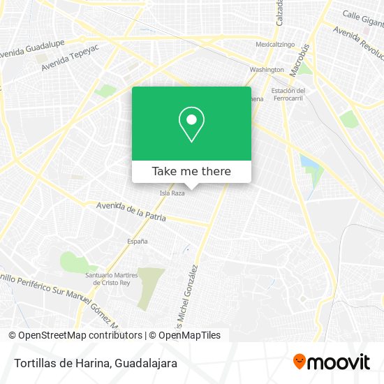 Tortillas de Harina map