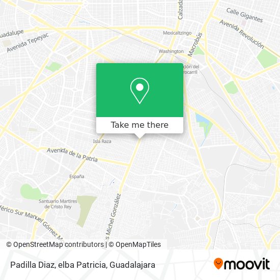 Padilla Diaz, elba Patricia map
