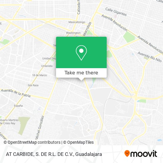 AT CARBIDE, S. DE R.L. DE C.V. map