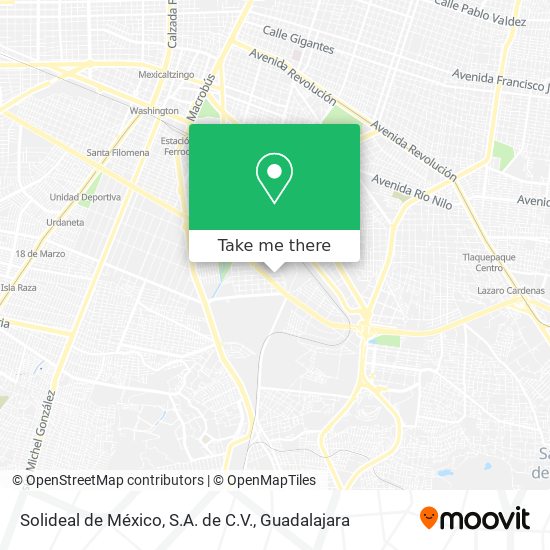 Mapa de Solideal de México, S.A. de C.V.