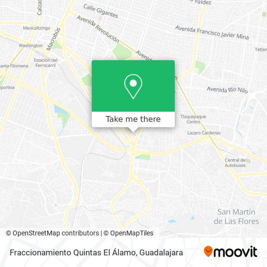 Fraccionamiento Quintas El Álamo map