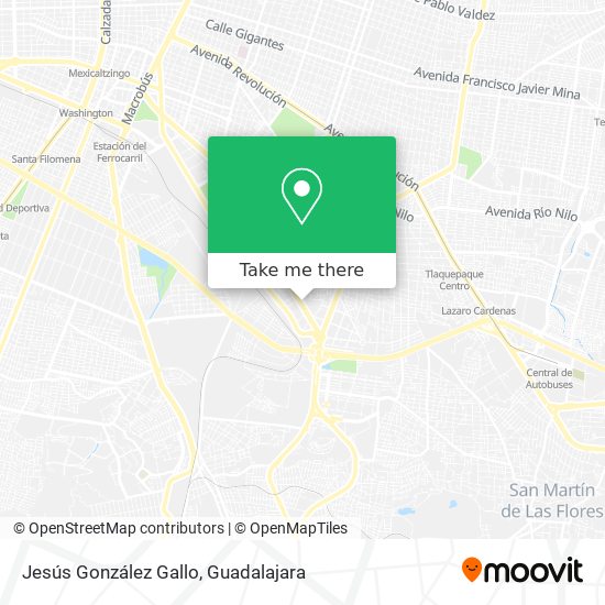 Jesús González Gallo map