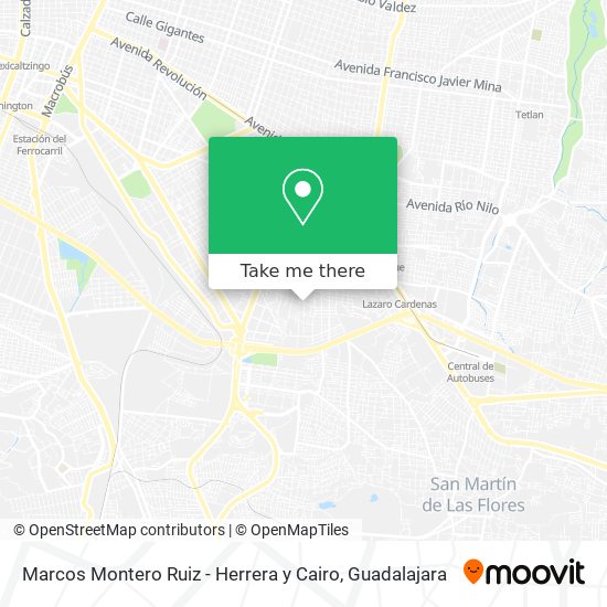 Mapa de Marcos Montero Ruiz - Herrera y Cairo