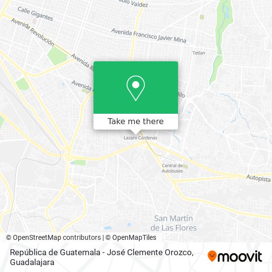 Mapa de República de Guatemala - José Clemente Orozco