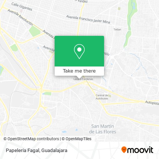 Papelería Fagal map
