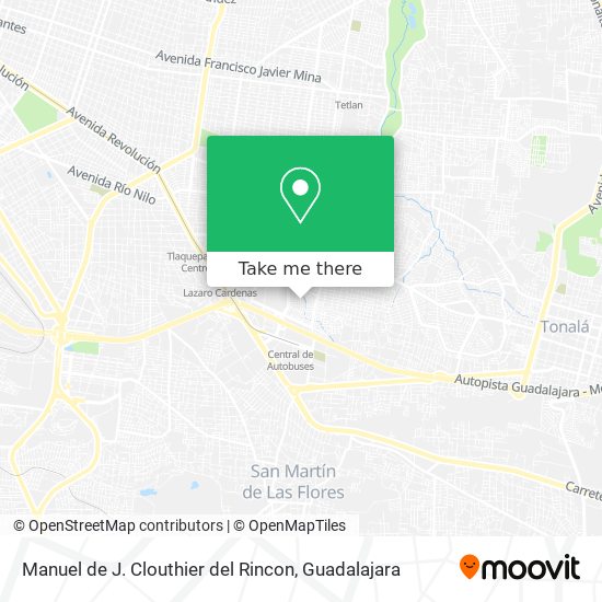 Manuel de J. Clouthier del Rincon map