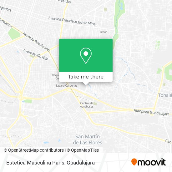 Estetica Masculina Paris map