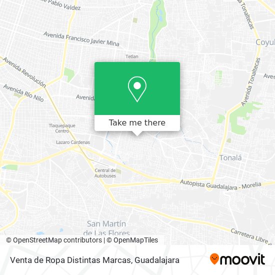 Venta de Ropa Distintas Marcas map
