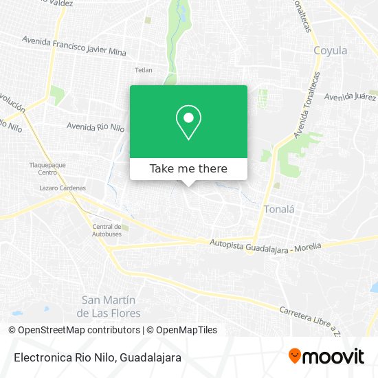 Electronica Rio Nilo map