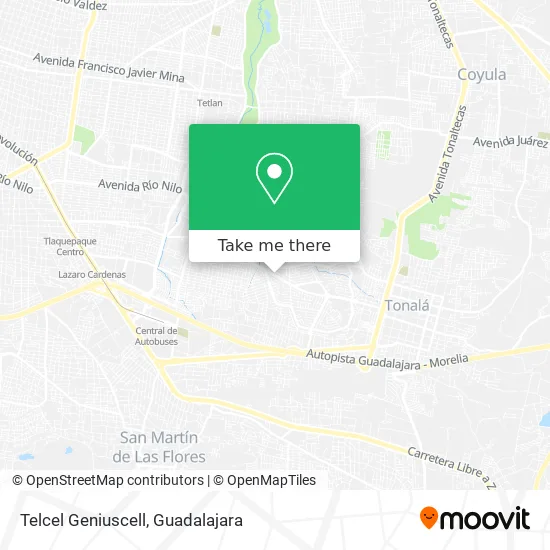Telcel Geniuscell map