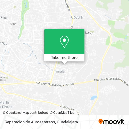 Mapa de Reparacion de Autoestereos