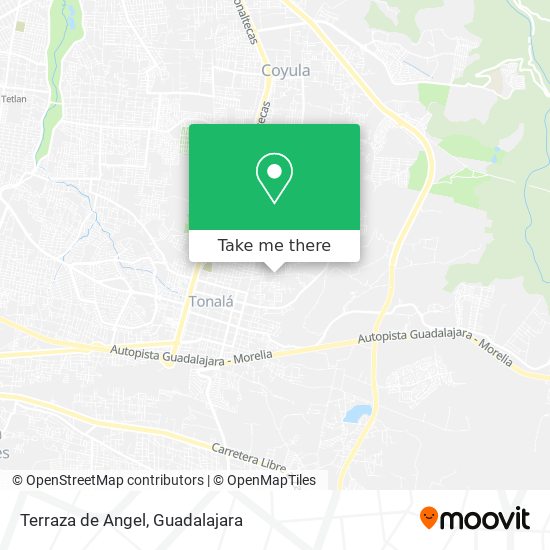 Mapa de Terraza de Angel