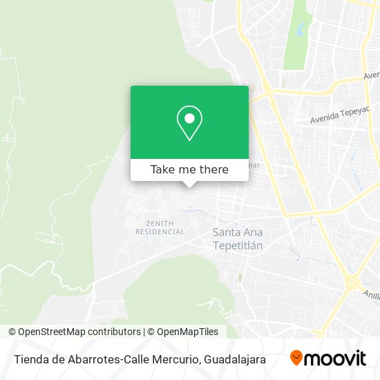 Tienda de Abarrotes-Calle Mercurio map