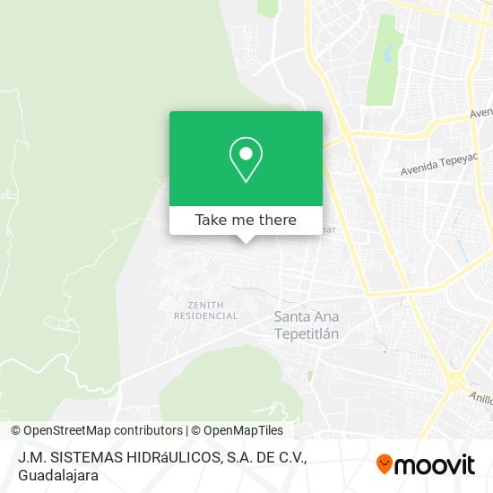 J.M. SISTEMAS HIDRáULICOS, S.A. DE C.V. map