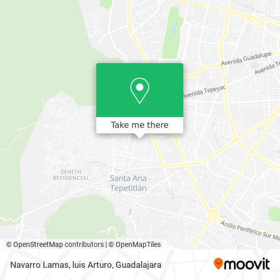Mapa de Navarro Lamas, luis Arturo