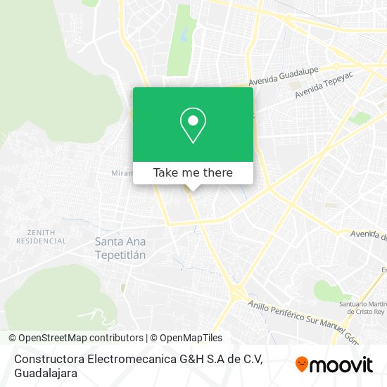 Constructora Electromecanica G&H S.A de C.V map