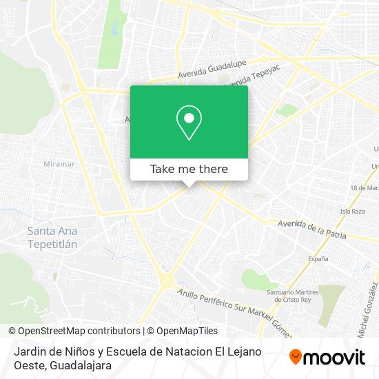 Jardin de Niños y Escuela de Natacion El Lejano Oeste map