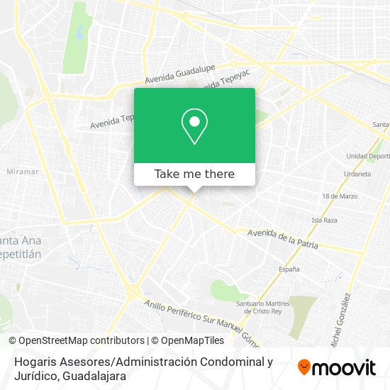 Hogaris Asesores / Administración Condominal y Jurídico map