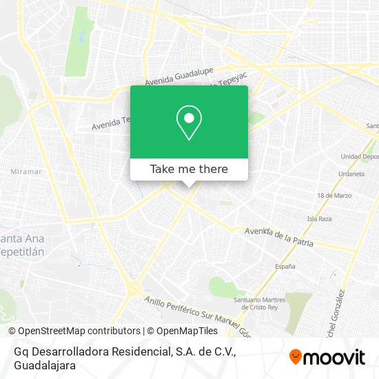 Gq Desarrolladora Residencial, S.A. de C.V. map