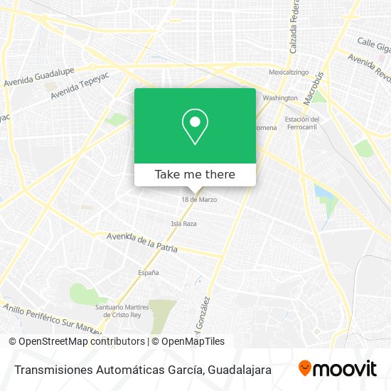 Transmisiones Automáticas García map
