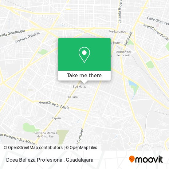 Dcea Belleza Profesional map