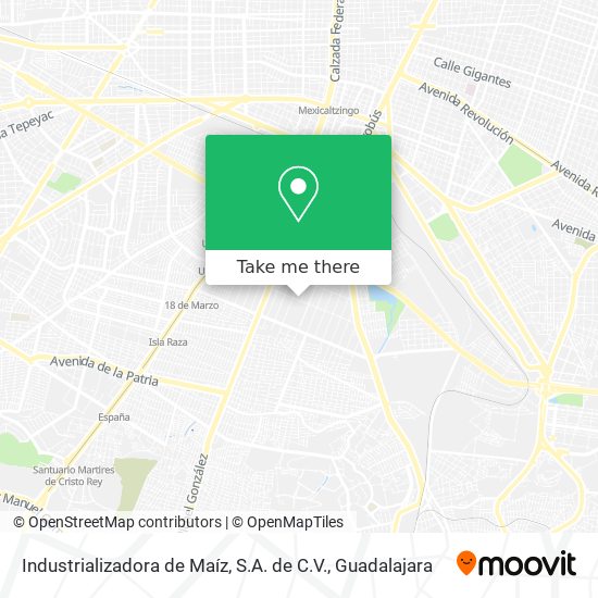 Industrializadora de Maíz, S.A. de C.V. map