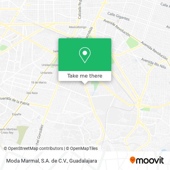 Moda Marmal, S.A. de C.V. map