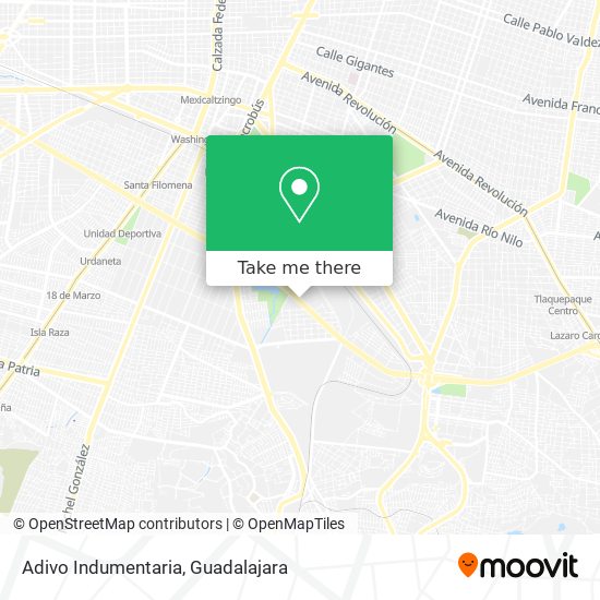 Mapa de Adivo Indumentaria