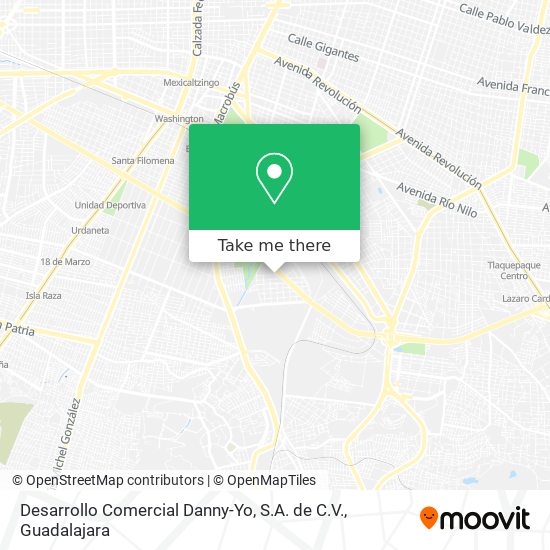 Mapa de Desarrollo Comercial Danny-Yo, S.A. de C.V.