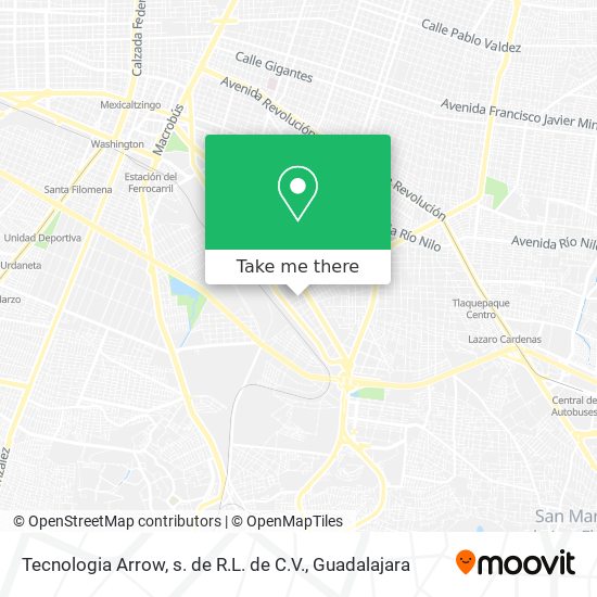Mapa de Tecnologia Arrow, s. de R.L. de C.V.