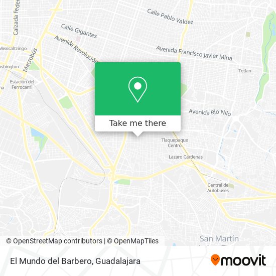 El Mundo del Barbero map