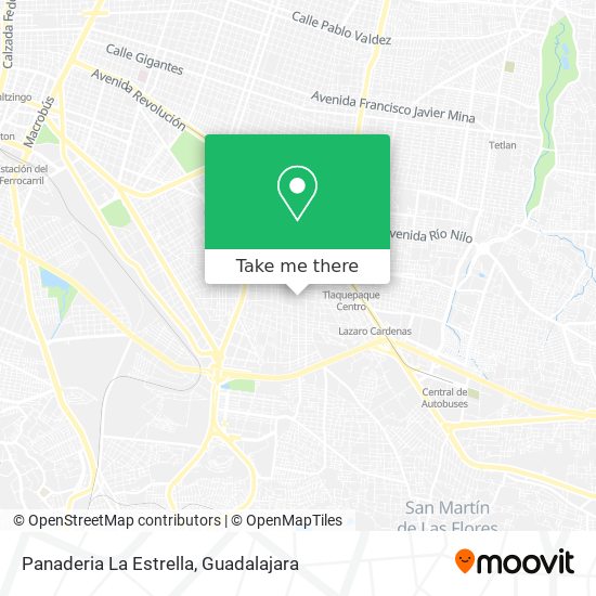 Panaderia La Estrella map