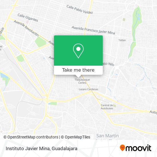 Instituto Javier Mina map