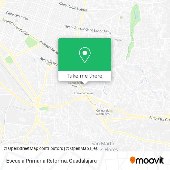Escuela Primaria Reforma map