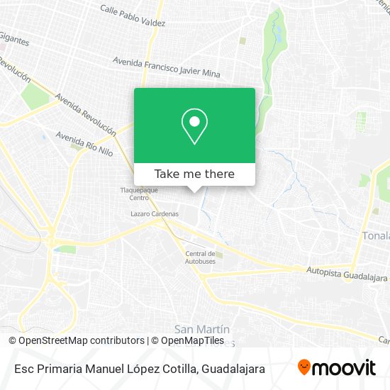 Esc Primaria Manuel López Cotilla map