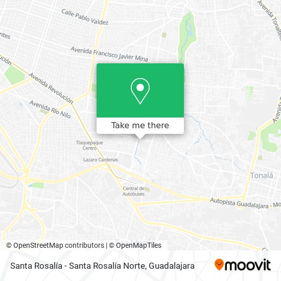 Santa Rosalía - Santa Rosalía Norte map