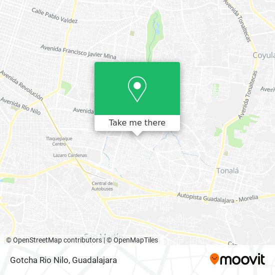 Mapa de Gotcha Rio Nilo