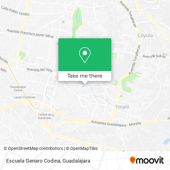 Escuela Genaro Codina map