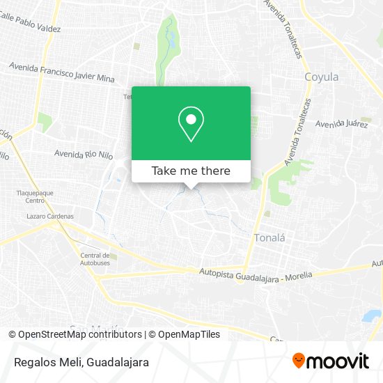 Mapa de Regalos Meli