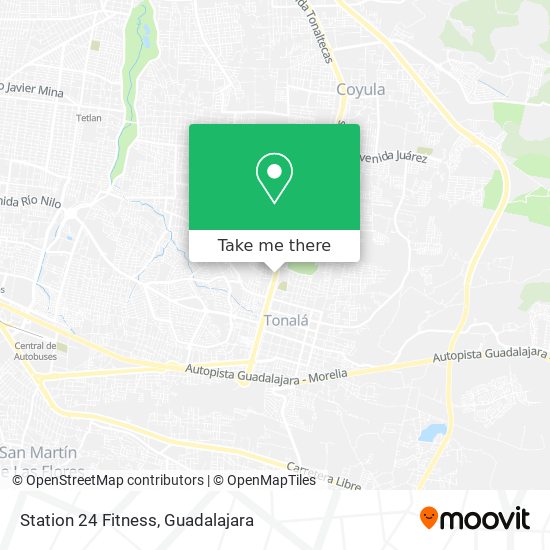 Mapa de Station 24 Fitness