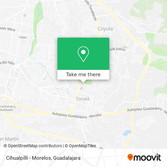 Cihualpilli - Morelos map