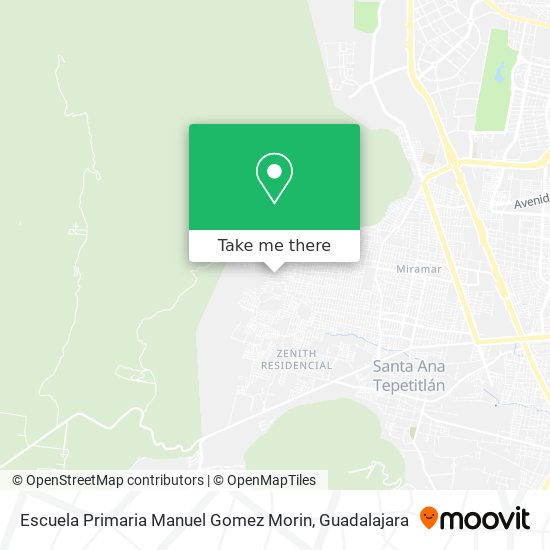 Escuela Primaria Manuel Gomez Morin map
