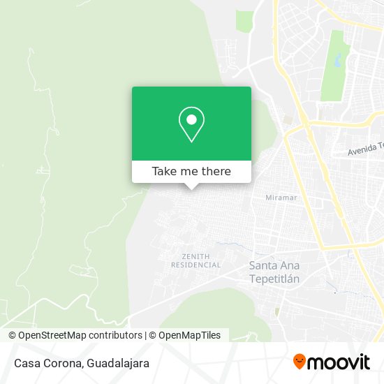 Mapa de Casa Corona