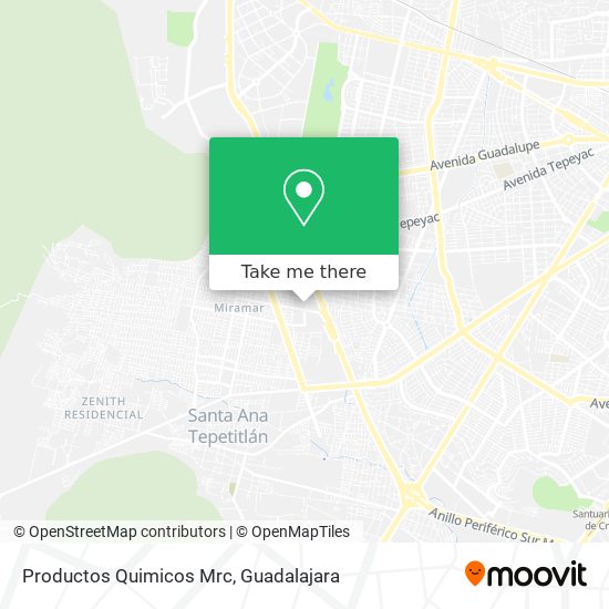 Productos Quimicos Mrc map