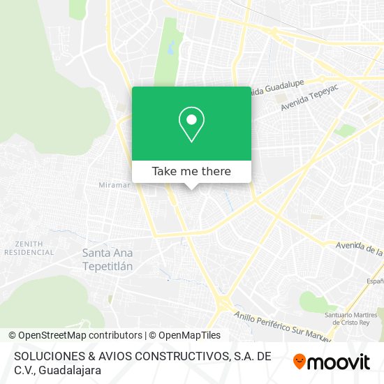 SOLUCIONES & AVIOS CONSTRUCTIVOS, S.A. DE C.V. map