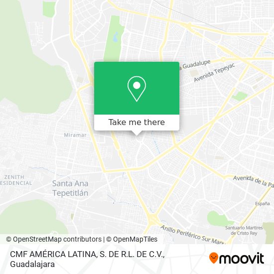 CMF AMÉRICA LATINA, S. DE R.L. DE C.V. map