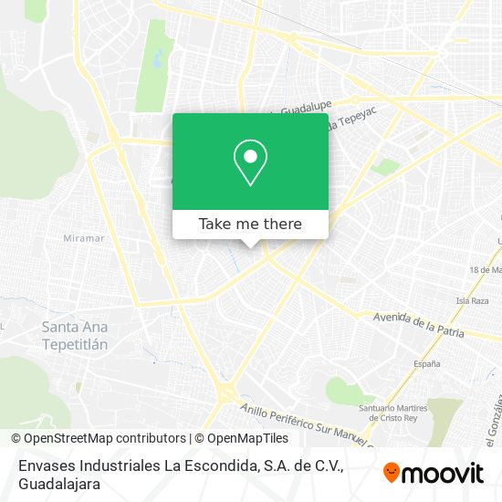 Envases Industriales La Escondida, S.A. de C.V. map