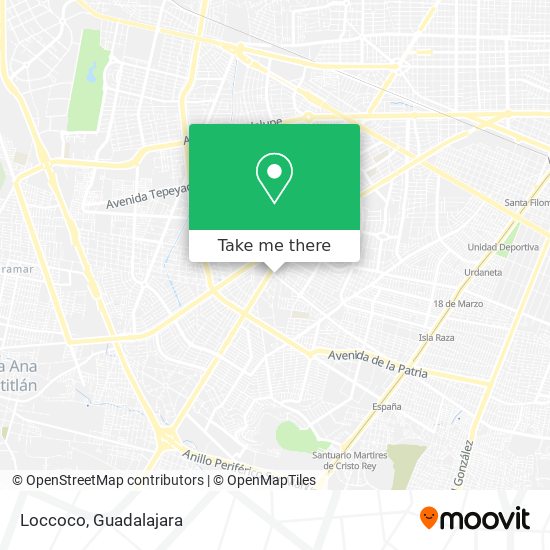 Mapa de Loccoco